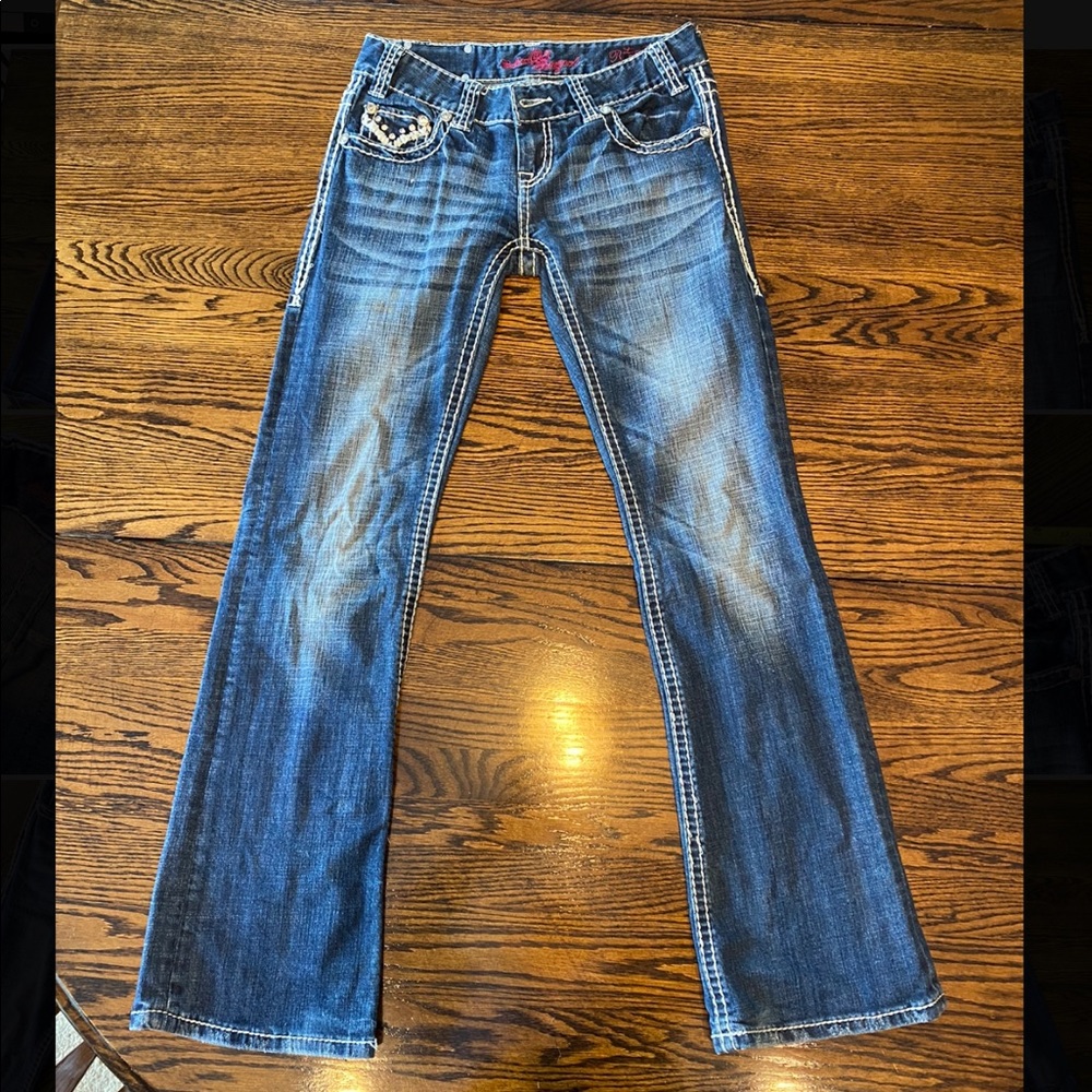 ❤️ BLINGY ROCK AND ROLL COWGIRL JEANS 26x32